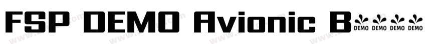 FSP DEMO Avionic B字体转换 FSP DEMO Avionic B字体转换